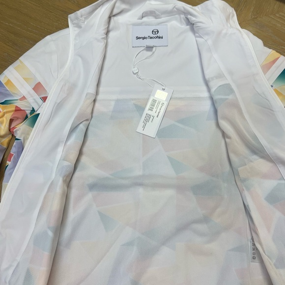 NWT Sergio Tacchini 2 piece Mosaico Track Suit Jacket & Pant set - size XS - Picture 6 of 11